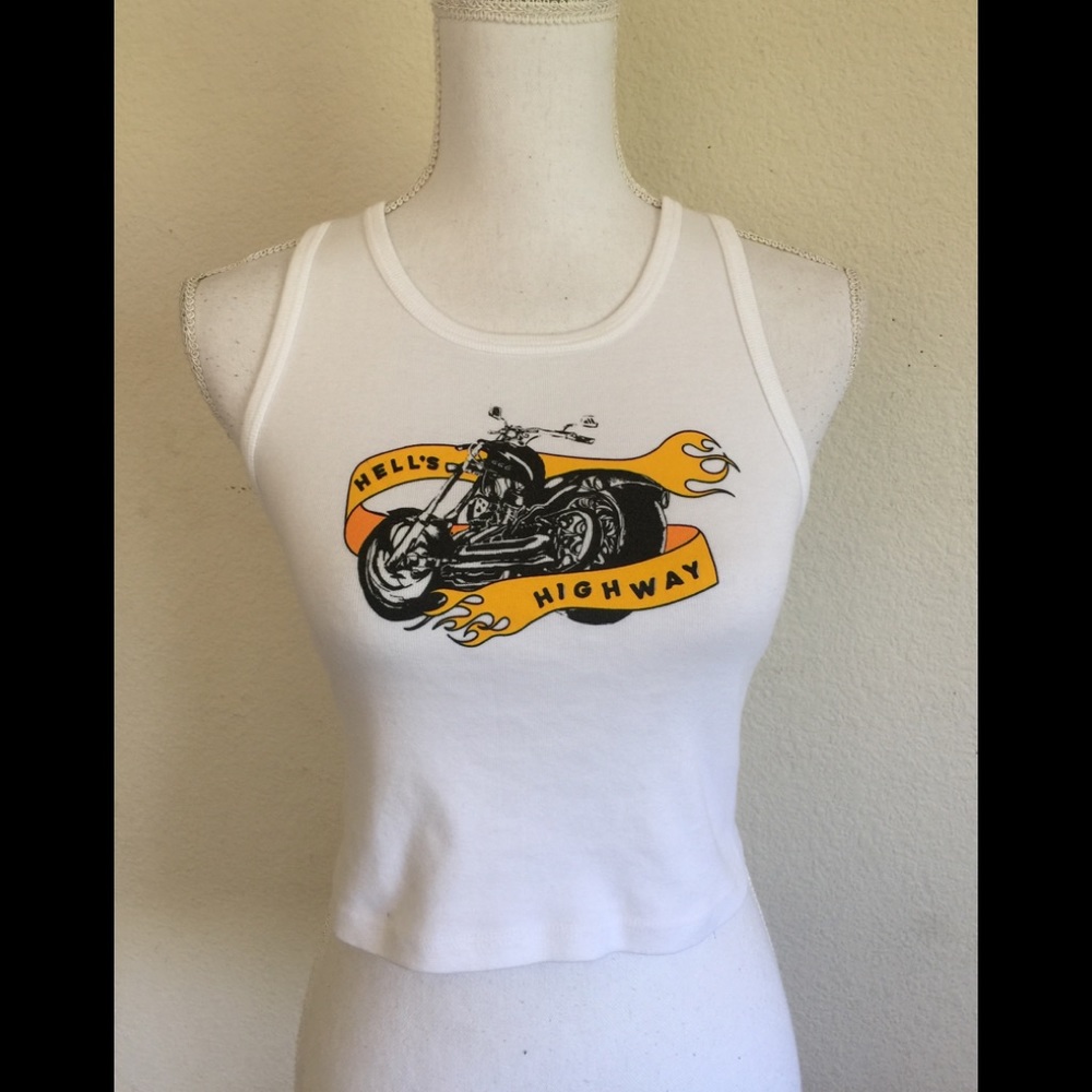 Brandy Melville Dalis hell’s high way tank top - Picture 2 of 3